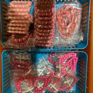 BEADED BRACELETS, BEAD SIDEWAYS CROSS BRACELETS, Sideway Cross necklaces